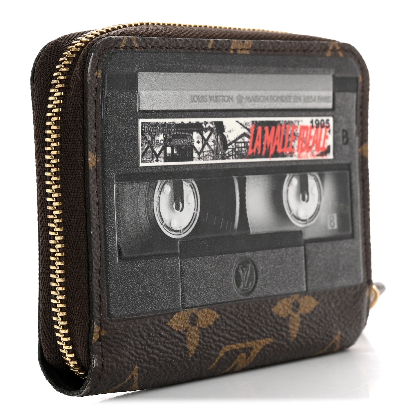Monogram Video Tape Zippy Coin Purse Wallet
