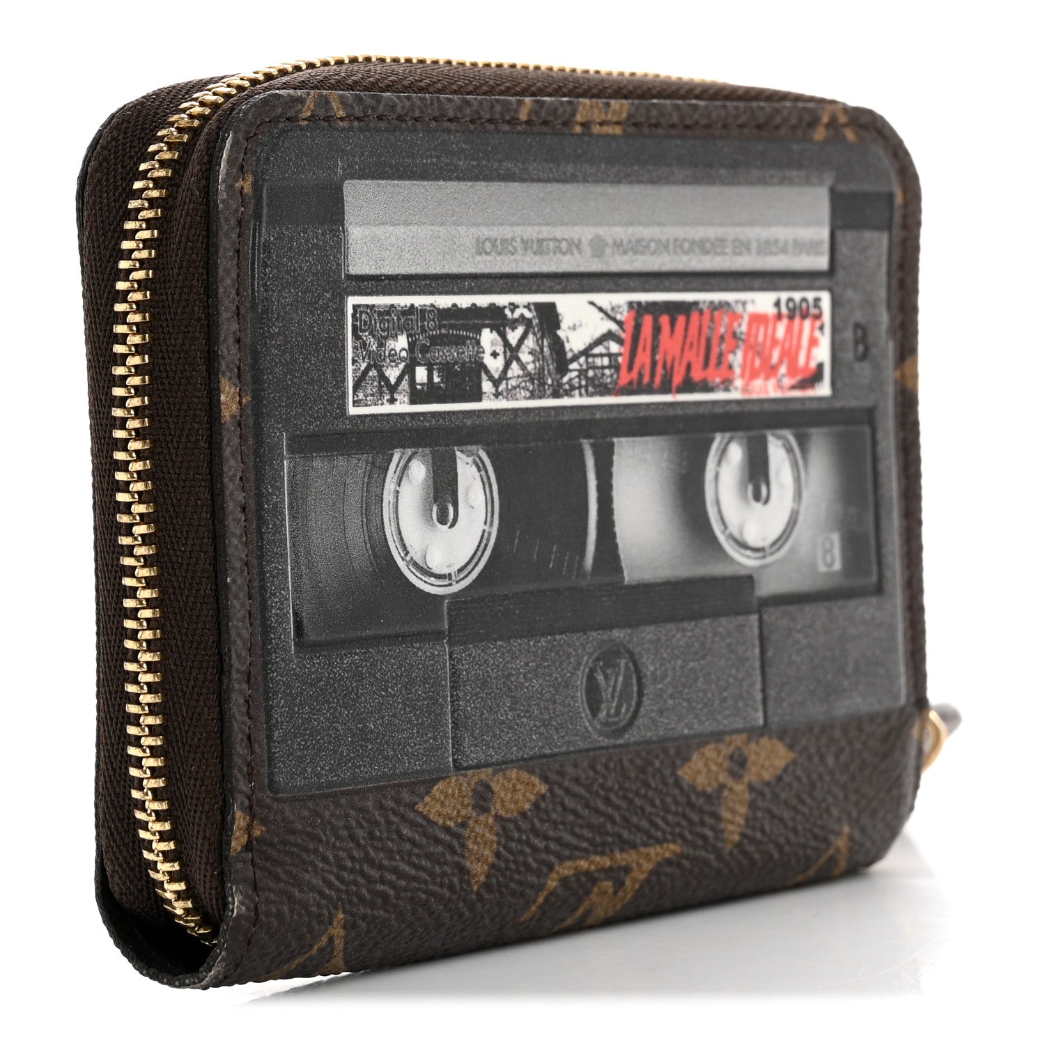 Louis Vuitton Monogram Video Tape Zippy Coin Purse Wallet 3 of 11
