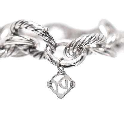 David Yurman Sterling Silver 12mm Large Oval Link Bracelet 4 of 4