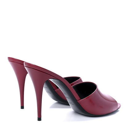 Saint Laurent Lambskin Sexy 95mm Pumps 38.5 Opyum Red 4 of 8