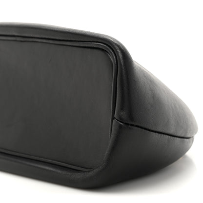 Jacquemus Lambskin Le Petit Calino Ring Top Handle Bag Black 10 of 10