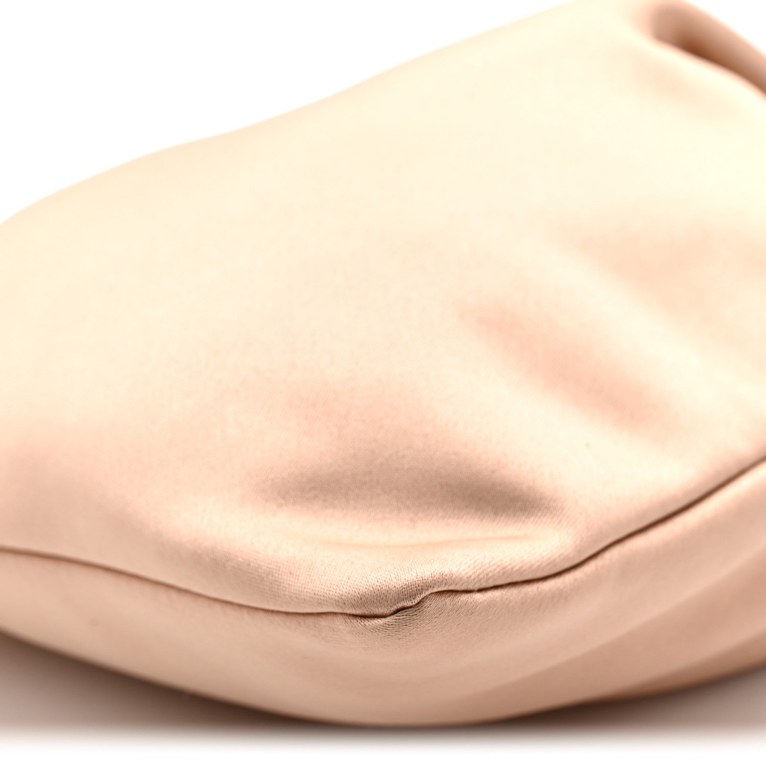 Saint Laurent Satin Evening Pouch Nude Baby Nude 10 of 11
