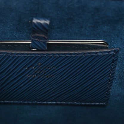 Louis Vuitton Epi Twist Shoulder Bag MM Indigo 6 of 10