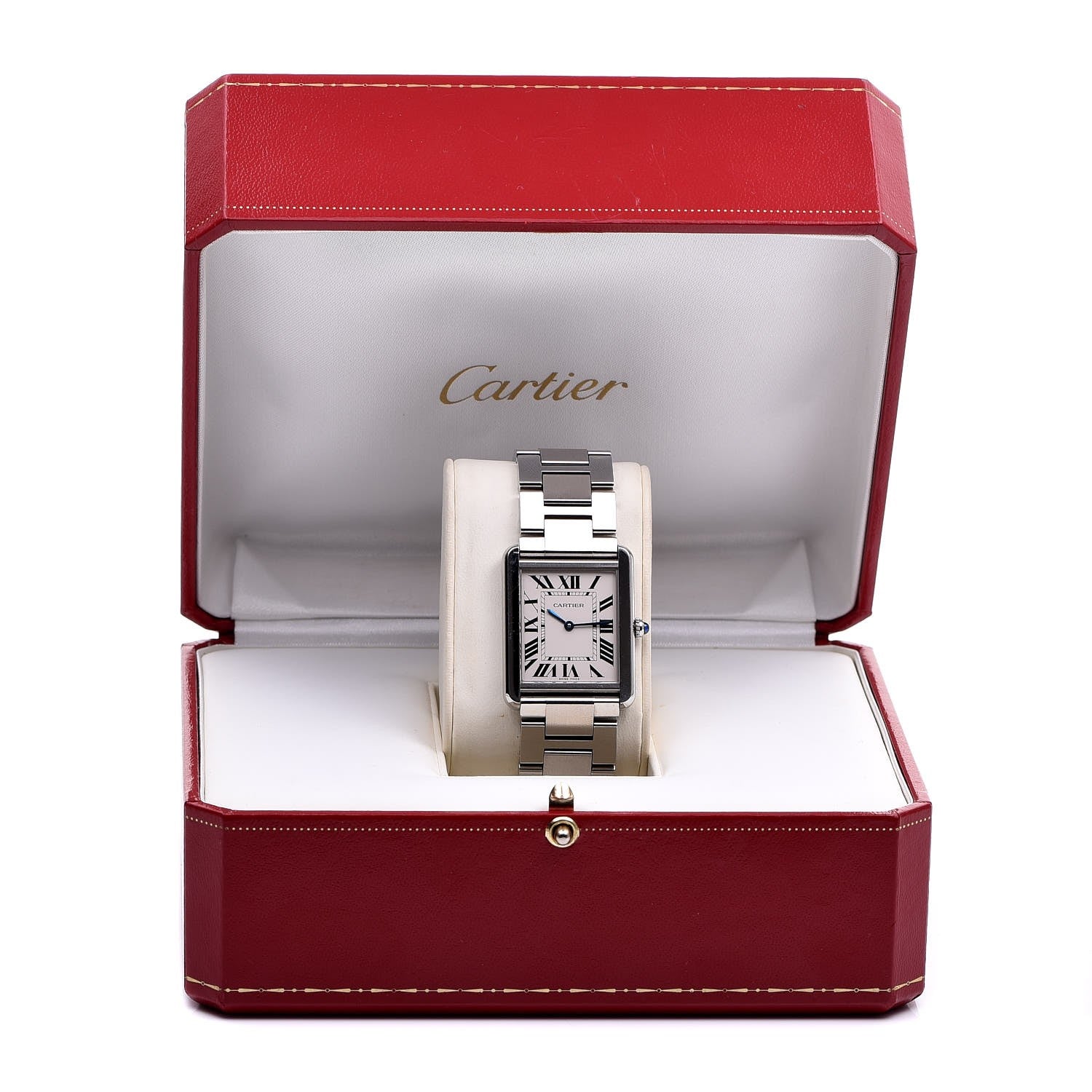 Cartier Stainless Steel 27mm Tank Solo Quartz Watch 7 of 7