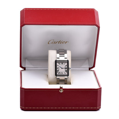 Cartier Stainless Steel 27mm Tank Solo Quartz Watch 7 of 7