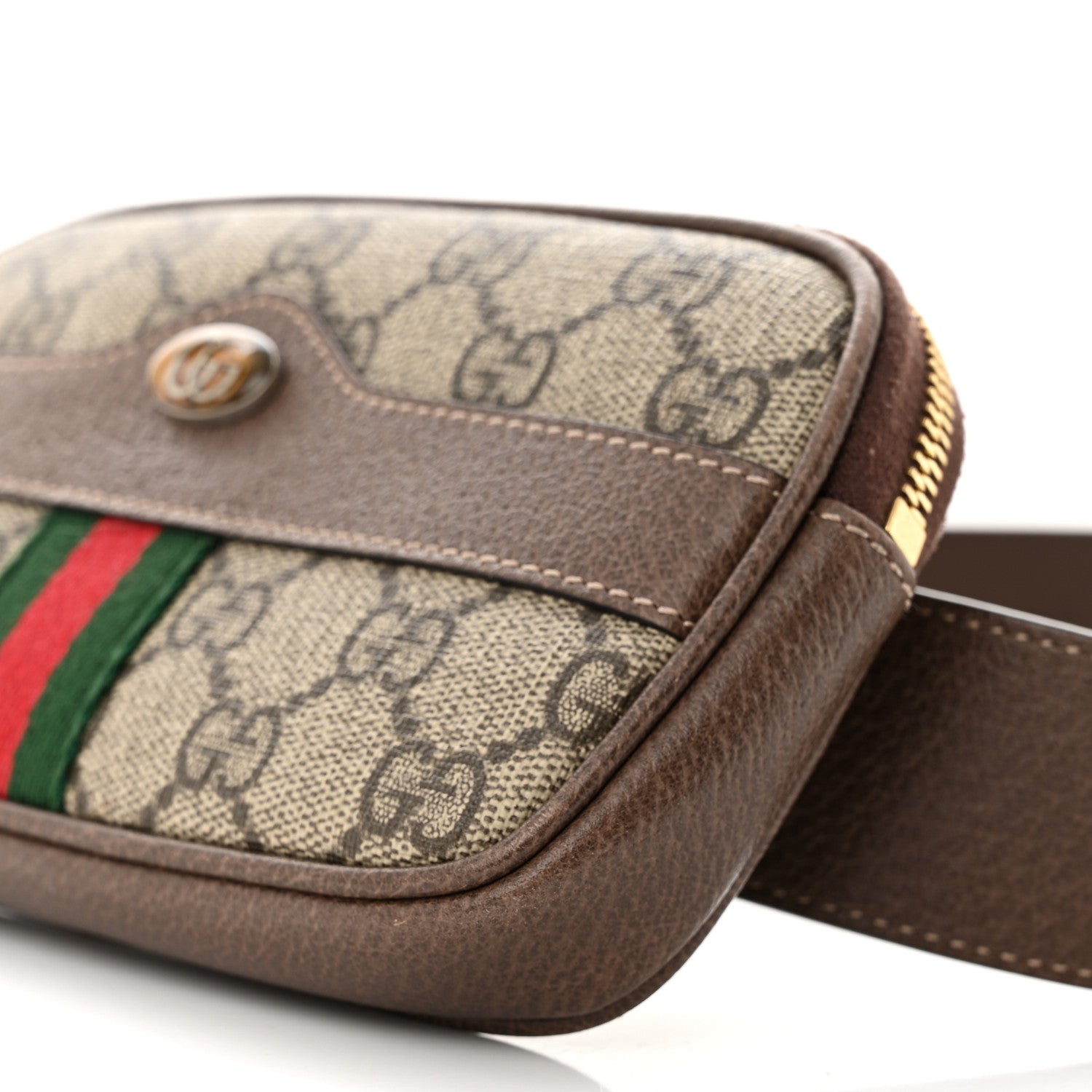 Gucci GG Supreme Monogram Ophidia Belted iPhone Case 75 30 Dark Brown 8 of 10