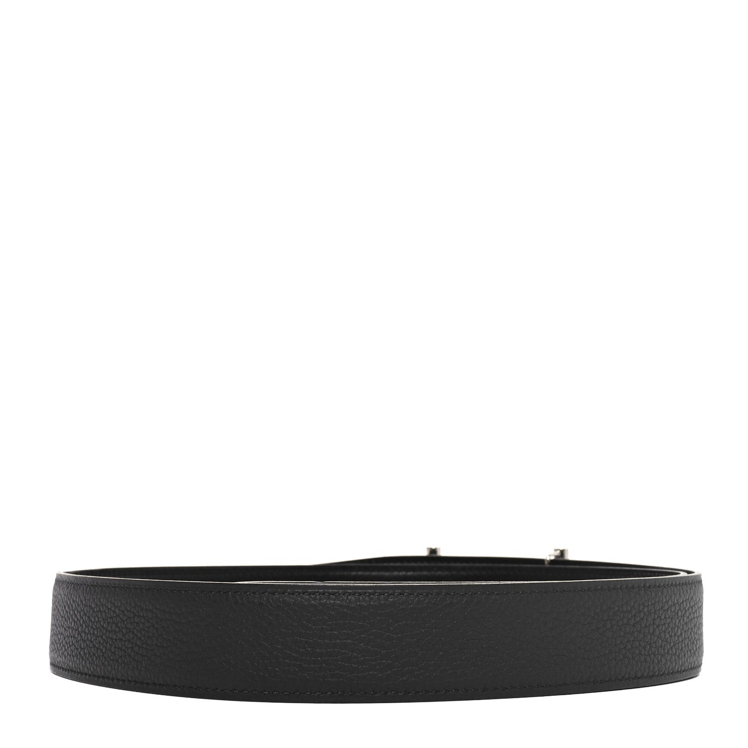 Hermes Box Togo 38mm H d'Ancre Belt 90 36 Black Bleu Nuit 2 of 7