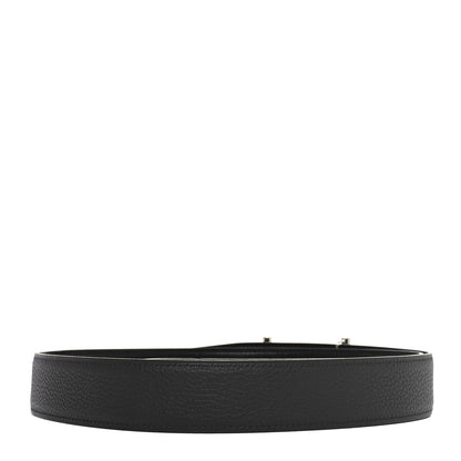 Hermes Box Togo 38mm H d'Ancre Belt 90 36 Black Bleu Nuit 2 of 7