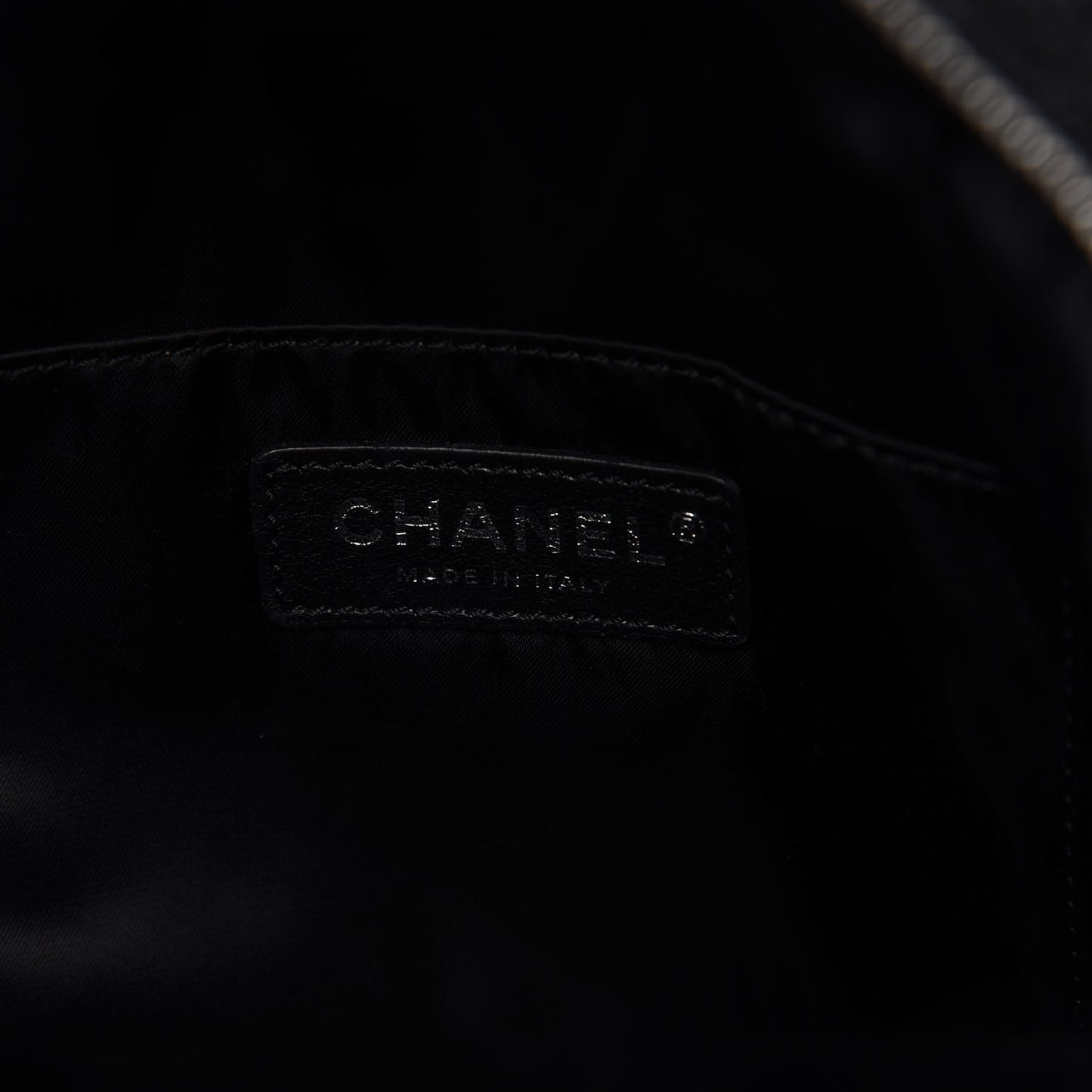Lurex Knit Mini Pluto Glitter Backpack Black