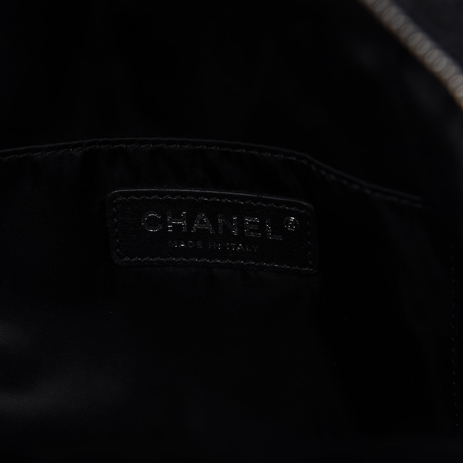 Chanel Lurex Knit Mini Pluto Glitter Backpack Black 8 of 10