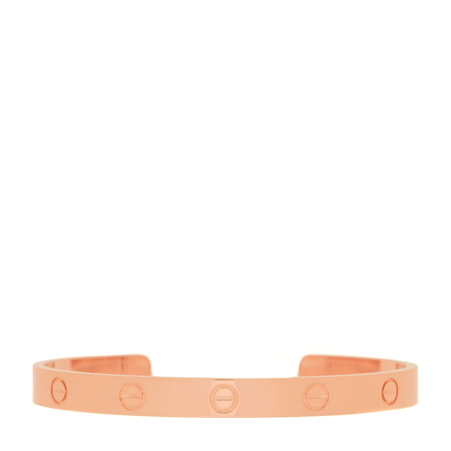 18K Pink Gold LOVE Cuff Bracelet 18