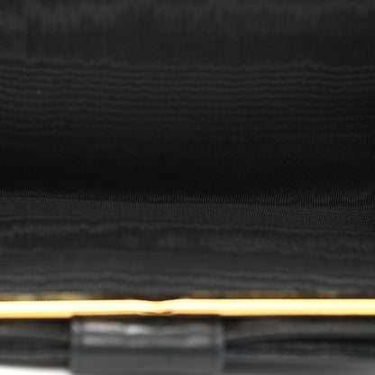 Chanel Lambskin Diamond Stitched French Wallet Black 6 of 11