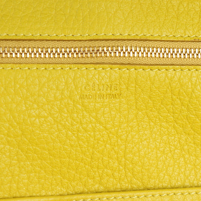Celine Crisped Calfskin Mini Tie Knot Tote Chartreuse 6 of 7