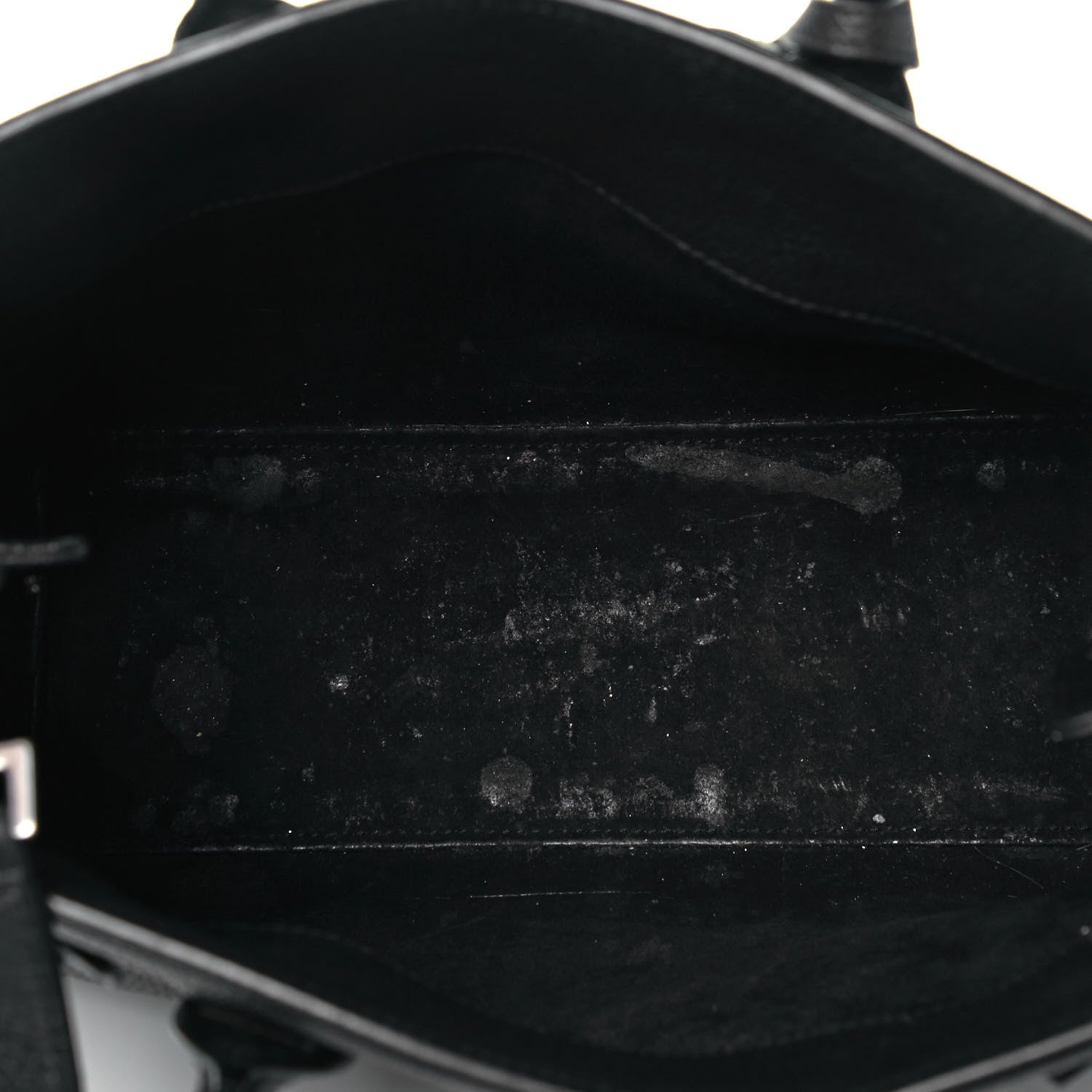 Saint Laurent Grained Calfskin Baby Supple Sac De Jour Black 6 of 10