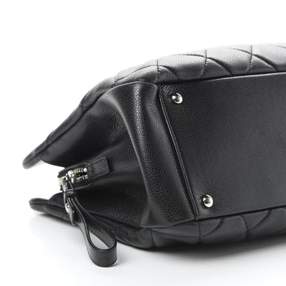 Chanel Caviar Quilted CC Timeless Soft Tote Black 9 of 13