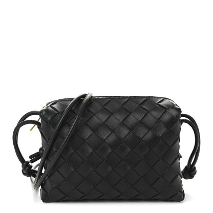 Bottega Veneta Nappa Intrecciato Mini Loop Camera Bag Black 1 of 9