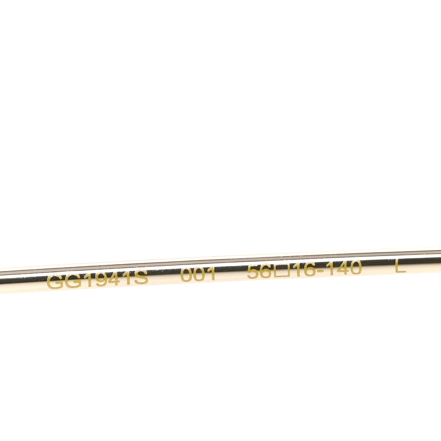 Rectangular Frame GG1941S Sunglasses Light Gold