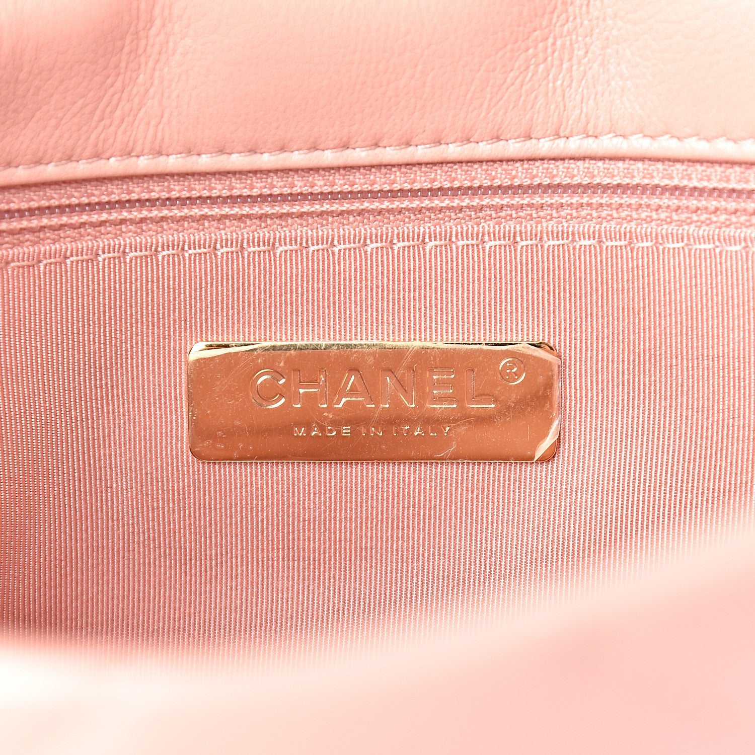 Chanel Goatskin Quilted Medium 19 Flap Light Pink 5 of 10