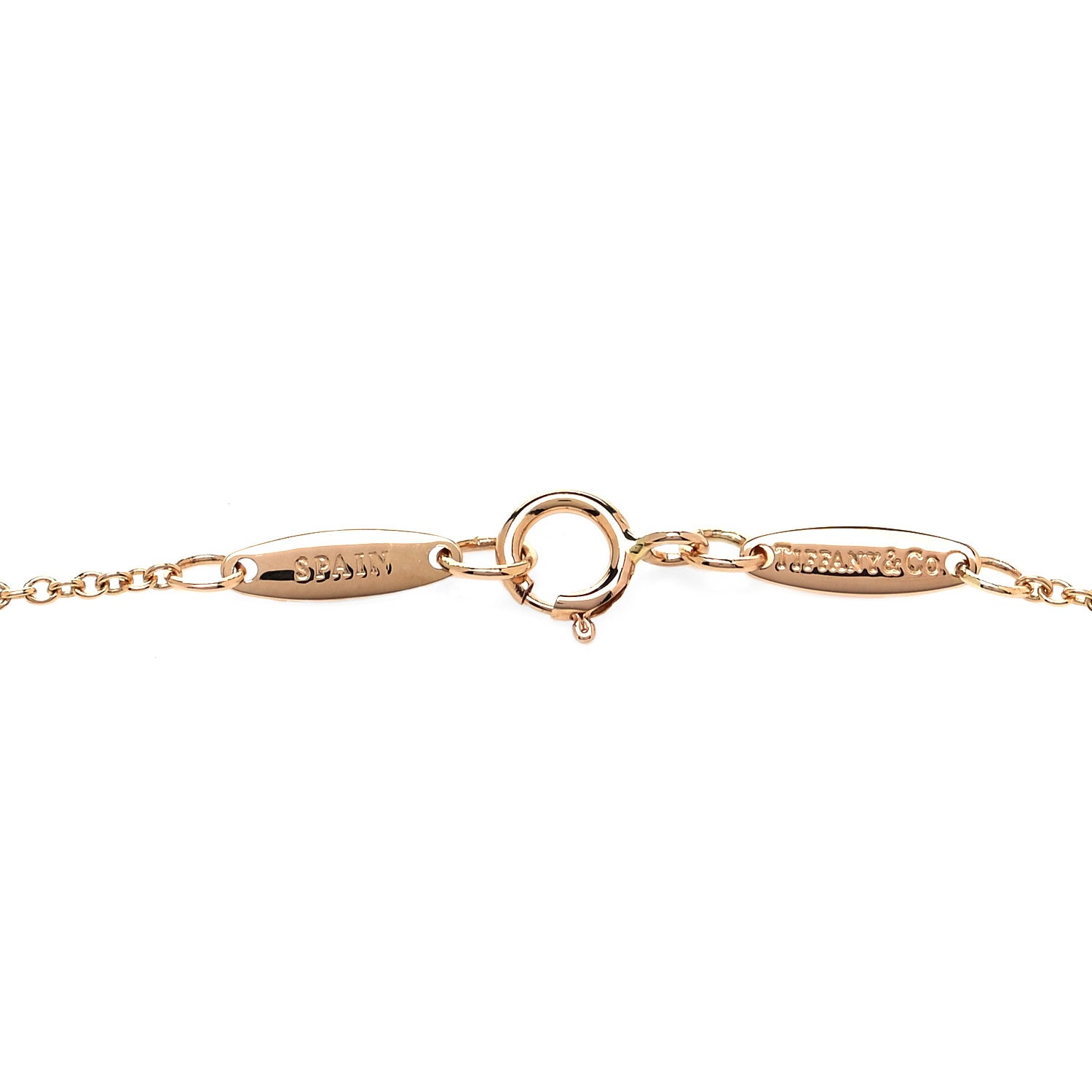 Tiffany 18K Rose Gold 11mm Elsa Peretti Open Heart Pendant Necklace 5 of 5