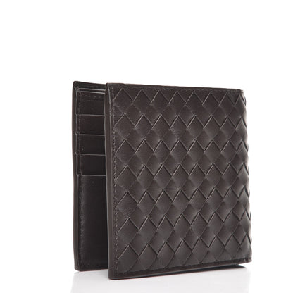 Bottega Veneta Nappa Intrecciato Bi-Fold Wallet Espresso 3 of 7