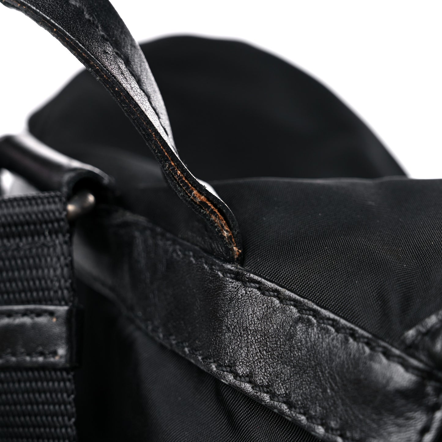 Nylon Vela Medium Backpack Black