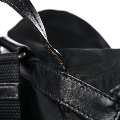 Prada Nylon Vela Medium Backpack Black 10 of 13