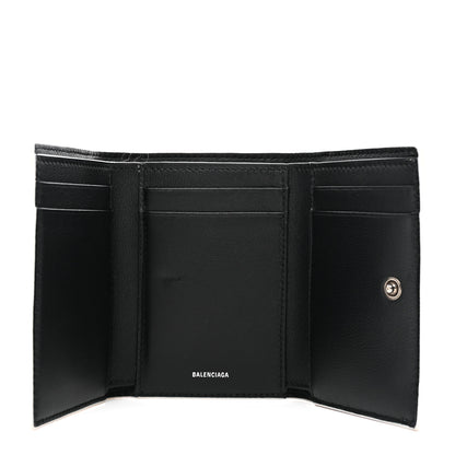 Balenciaga Smooth Calfskin Logo Envelope Compact Wallet White 5 of 8