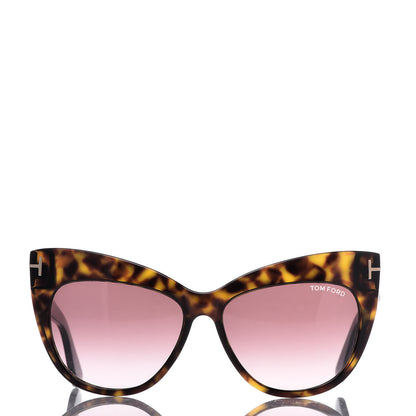 Tom Ford Nika Cat Eye Sunglasses TF523 Havana 2 of 7