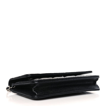 Chanel Caviar Quilted Wallet on Chain WOC Black 4 of 10