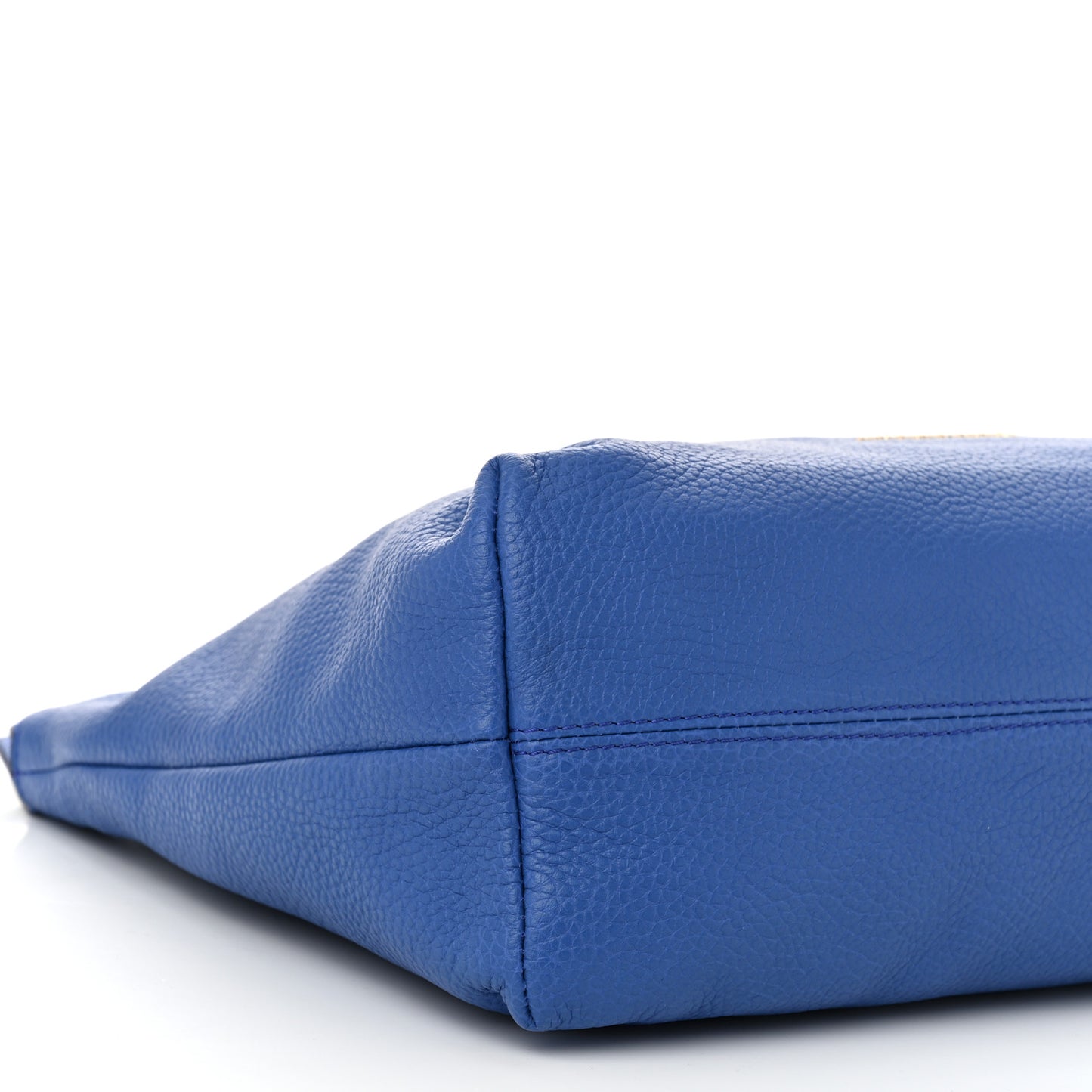 Grainy Calfskin Medium Baynard Tote Brilliant Blue