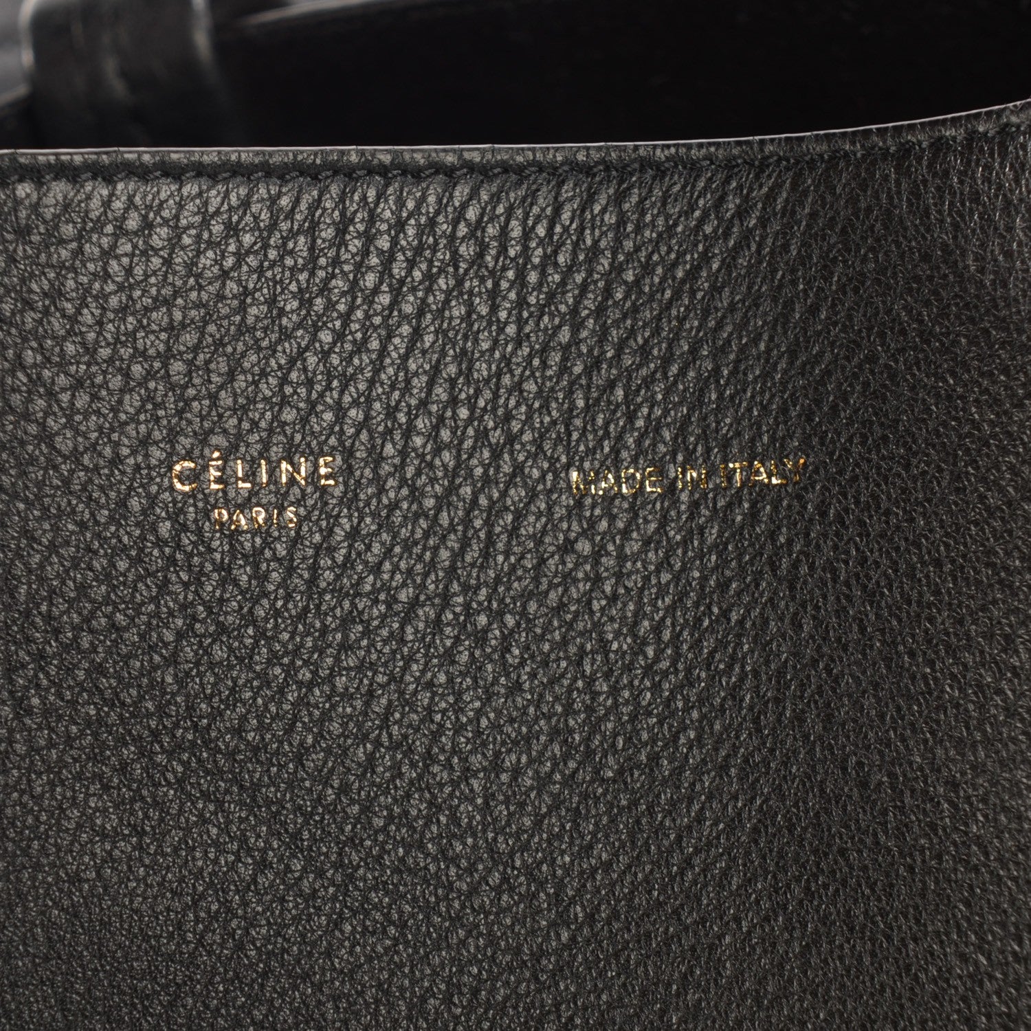 Celine Soft Grained Calfskin Medium Cabas Phantom Black 8 of 10