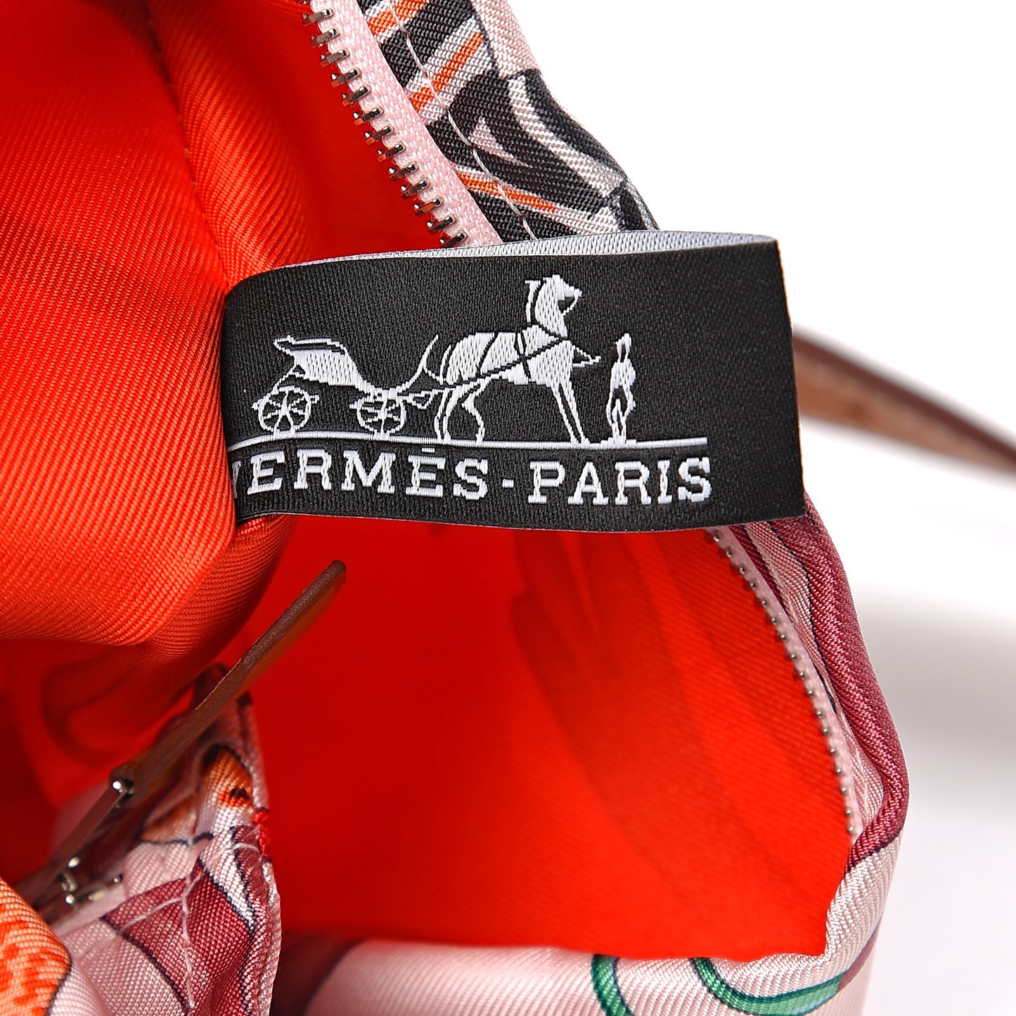 Silk La Marche Du Zambeze SilkyCity 33 PM Bag Rose Pale Rouge Vert