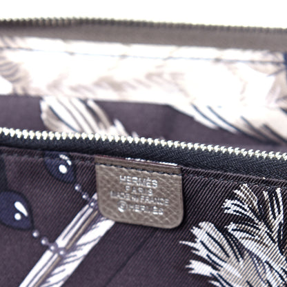 Hermes Epsom Silk'in Wallet Etain 7 of 11