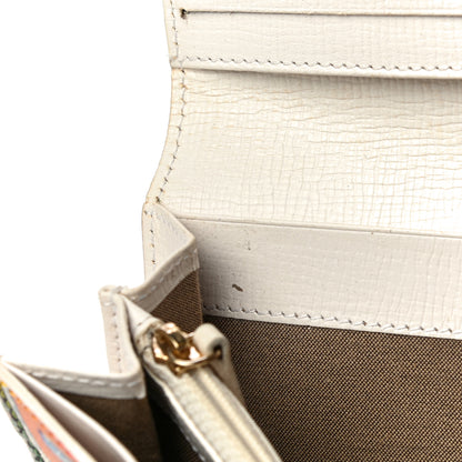 Fendi Zucca Spalmati FF Multicolor Continental Wallet White 15 of 16