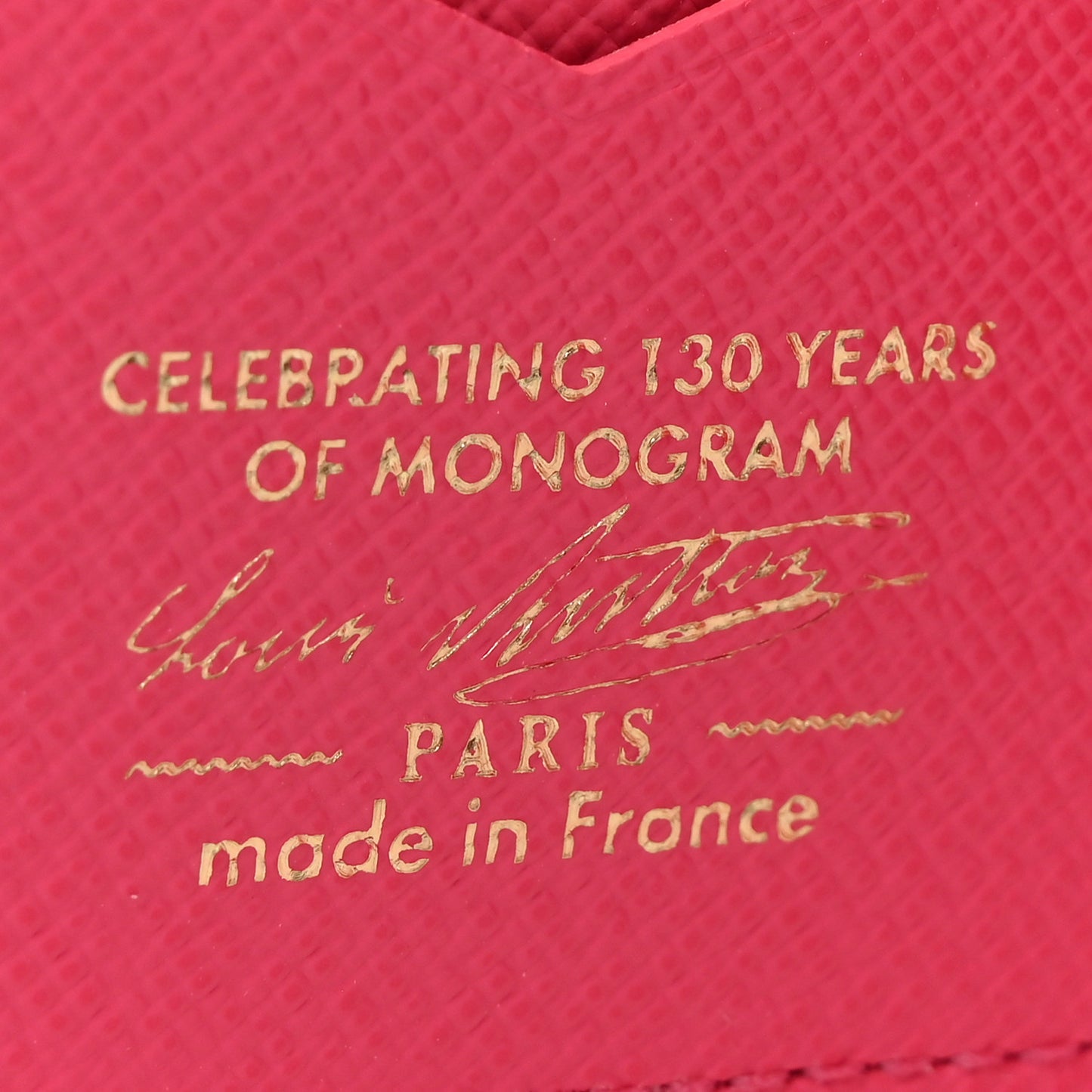 Monogram Origine Passport Cover Rose Ruban