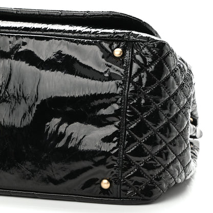 Chanel Vinyl XL Rock and Chain Flap Black 10 of 10