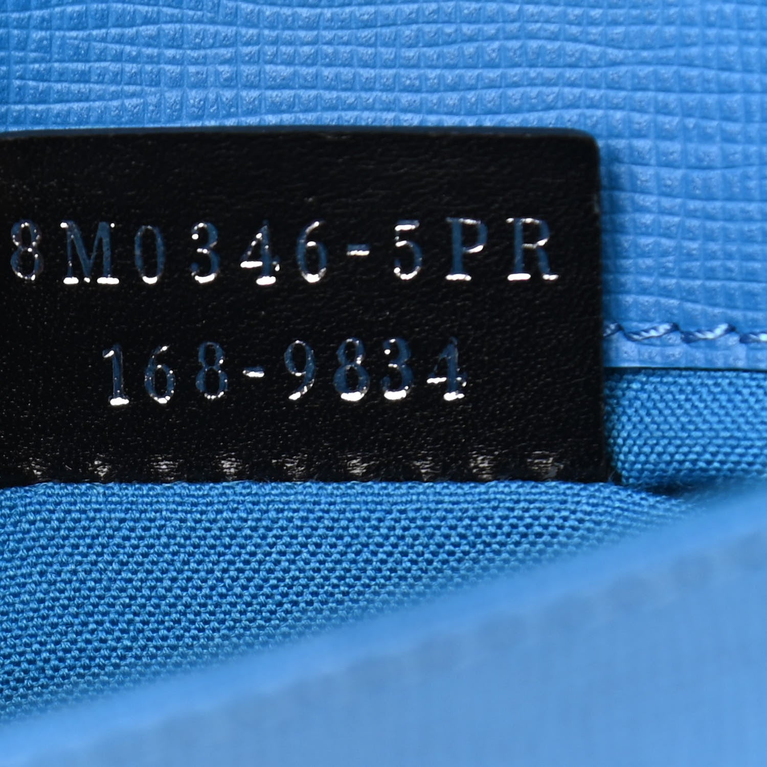 Fendi Vitello Elite Crystal Monster Eyes Tube Wallet On Chain Blue Royal Multicolor 10 of 10