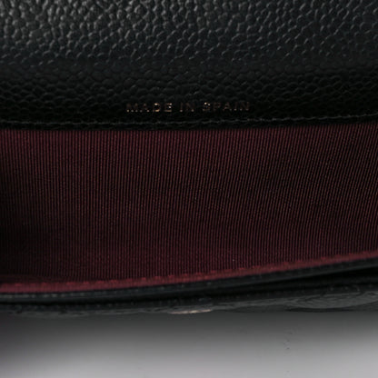 Chanel Caviar Quilted Flap Card Holder Black 4 of 9