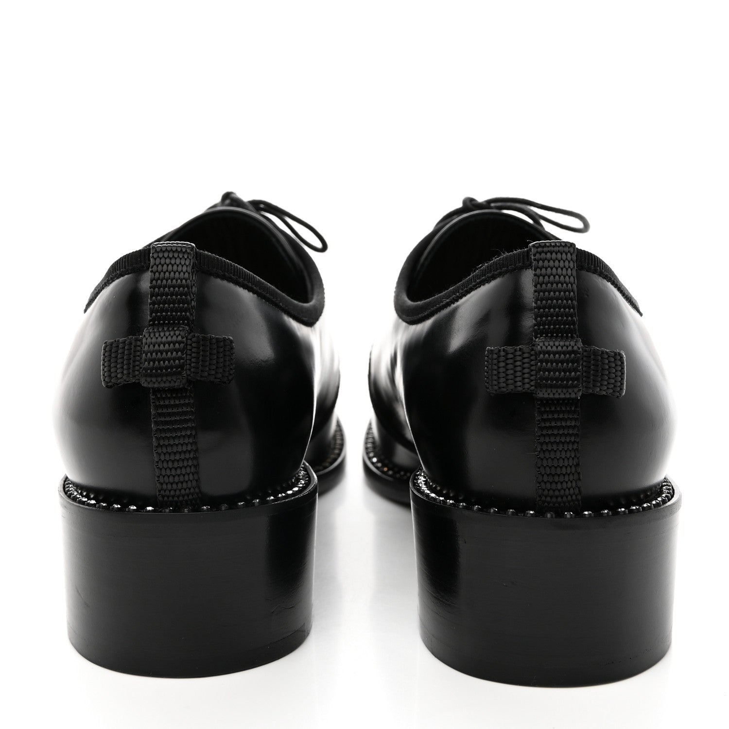 Christian Dior Glazed Calfskin Tomboy Lace Up 38 Black 5 of 15