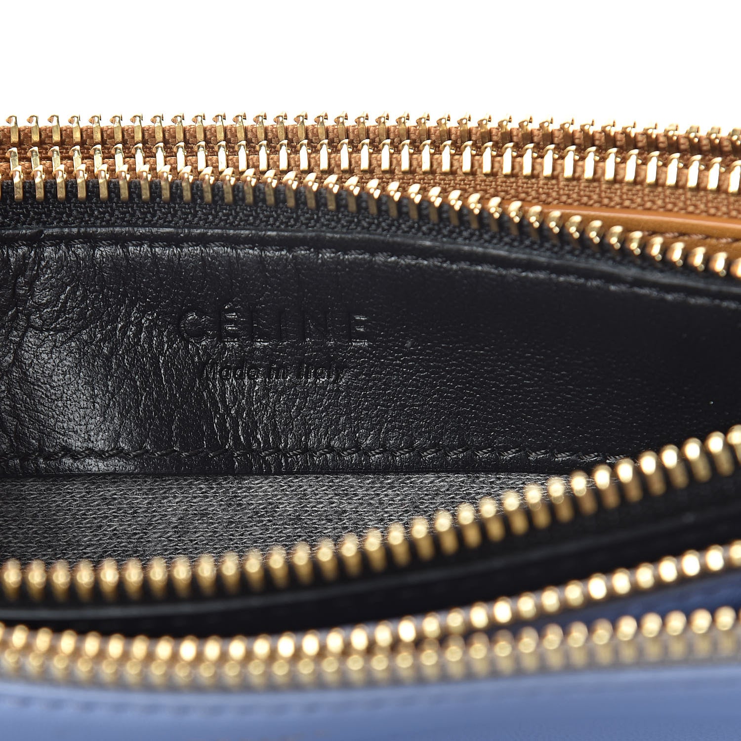Celine Lambskin Small Multicolor Trio Crossbody Bag Porcelain 8 of 10