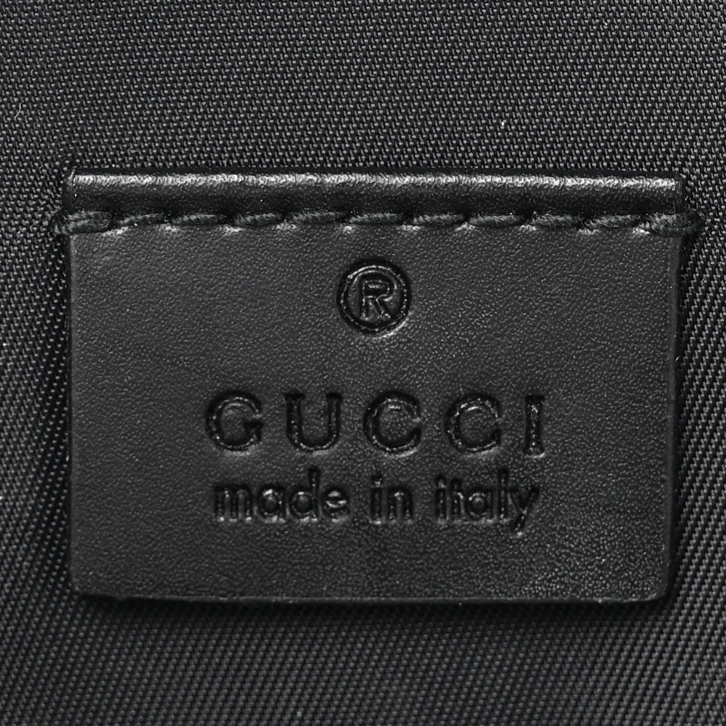GG Supreme Monogram Web Belt Bag Black