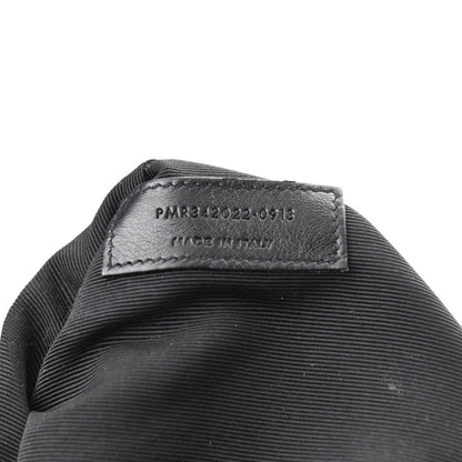 Saint Laurent Grain De Poudre Matelasse Chevron Monogram Shopping Bag Black 7 of 10