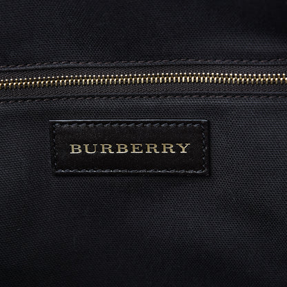 Burberry Haymarket Check Medium Primrose Tote Chocolate 5 of 12