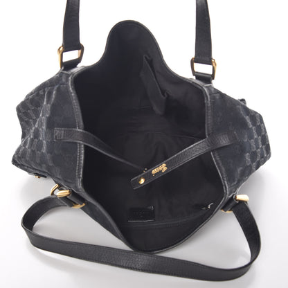 Gucci Monogram Medium Abbey Shoulder Bag Black 7 of 10