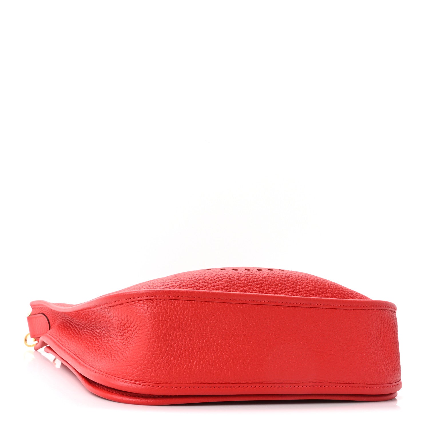 Hermes Taurillon Clemence EVELYNE III GM Rouge de Coeur 4 of 11