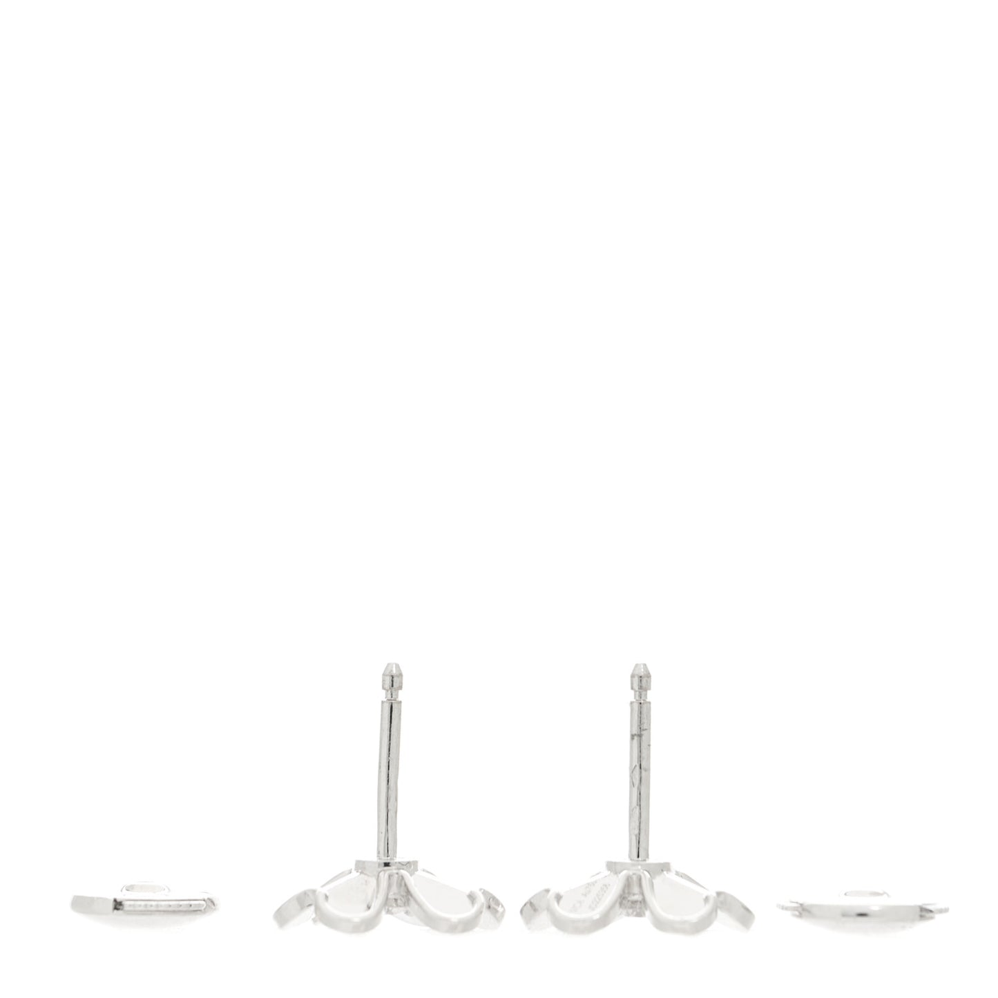 18K White Gold Diamond Mini Frivole Earrings