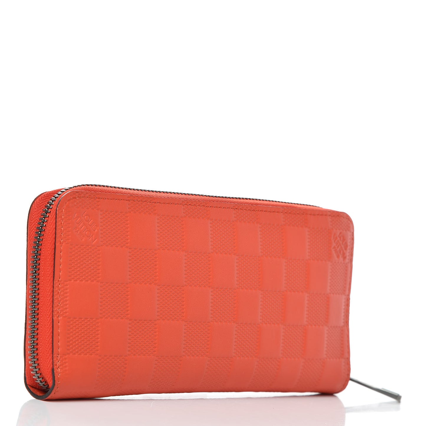 Damier Infini Zippy Vertical Wallet Magma