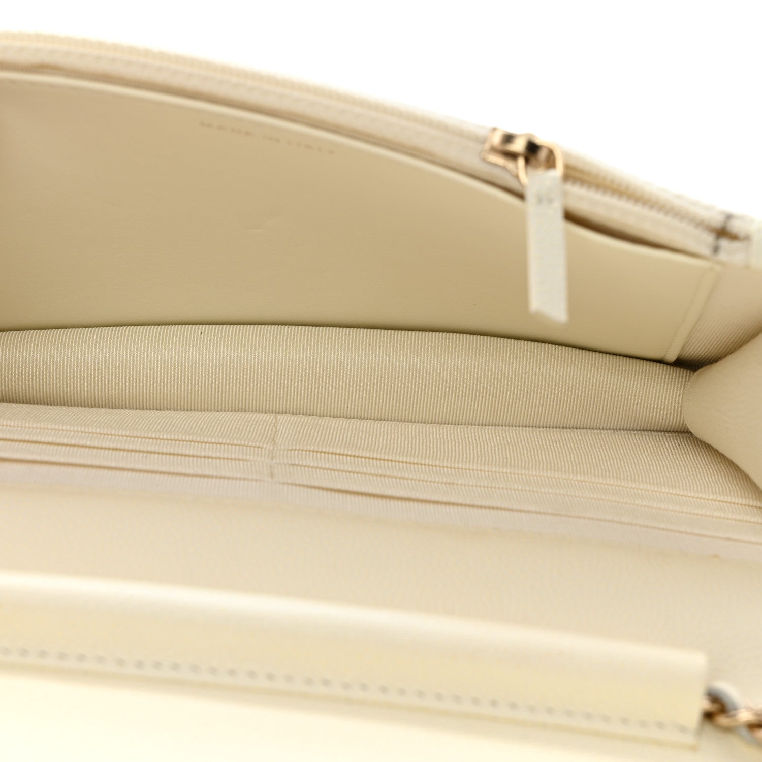 Chanel Caviar Quilted Wallet on Chain WOC White 5 of 11