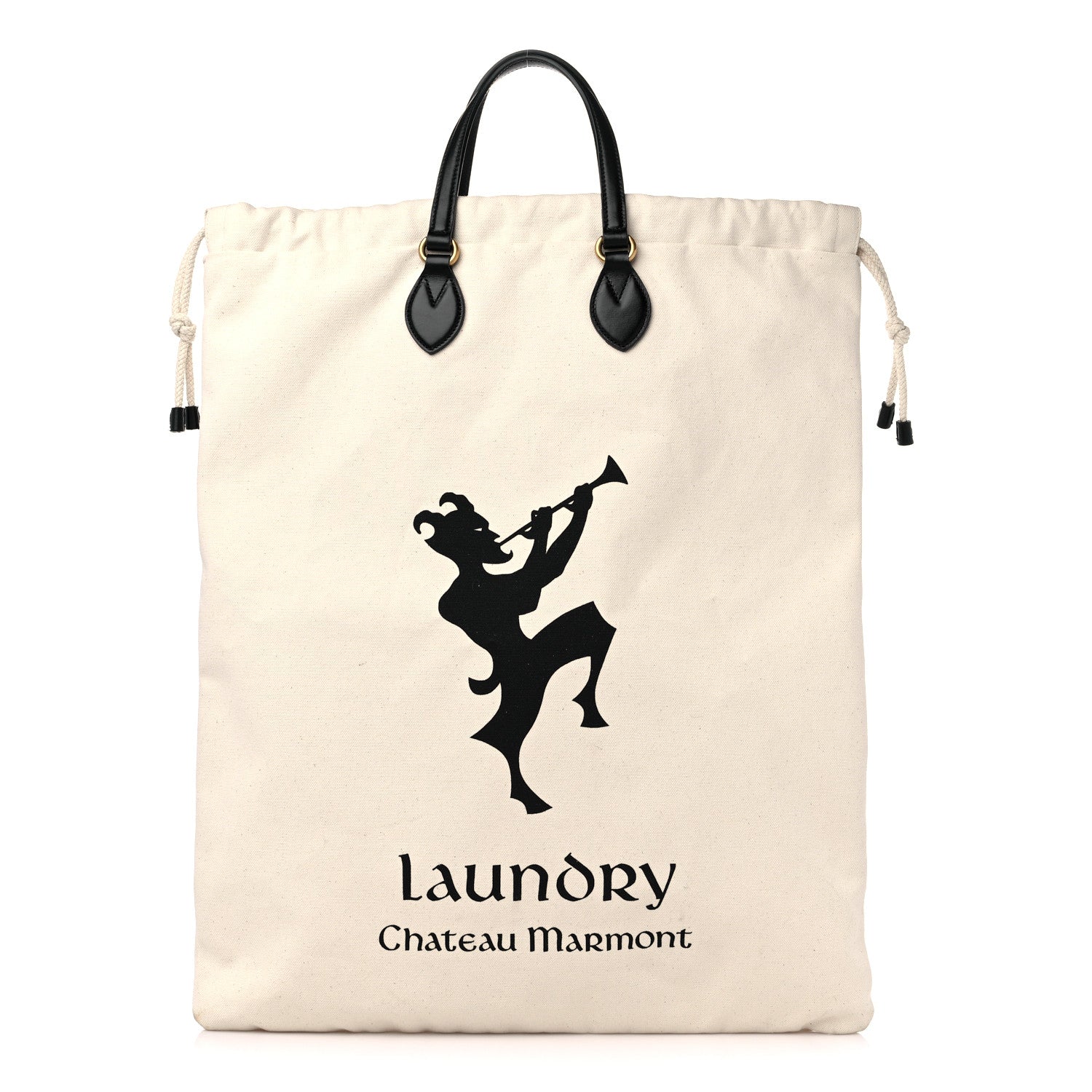 Gucci Canvas Chateau Marmont Drawstring Tote Beige 1 of 9