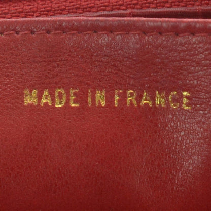 Chanel Caviar Wallet on Chain WOC Red 7 of 8